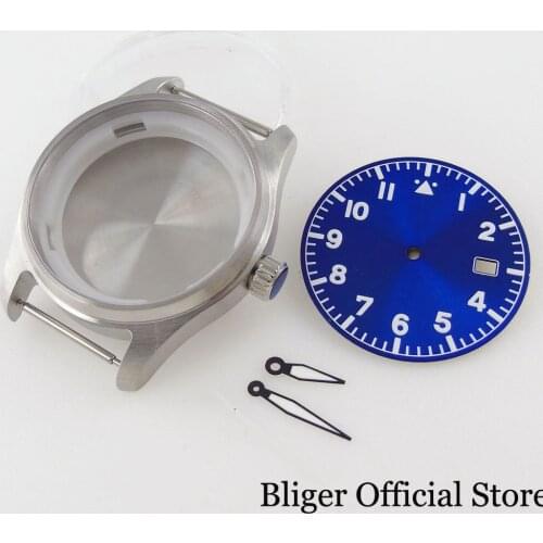 BLIGER NEW 200 Water Proof Diver 39mm Automatic Watch Case fit NH35A NH36A Green Luminous Hand Sapphire Crystal