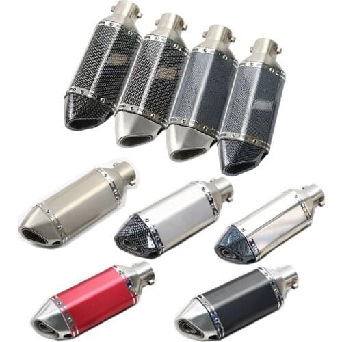 DB killer short muffler exhaust pipe motorcycle escape For gsr 650 750 crf 450 yzf r125 z650 ninja 250r gsxr 600 k7 pcx125 150cc