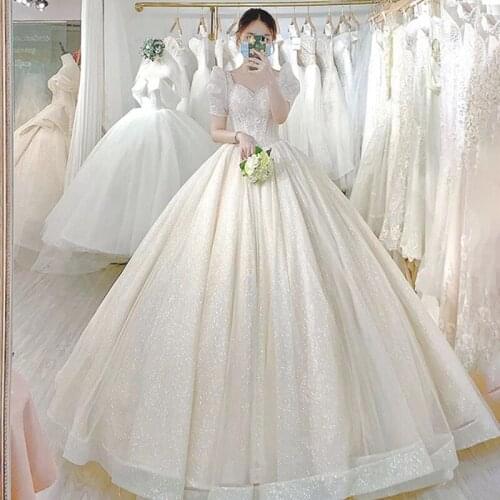 HPYFNSH Wedding Dresses With A Train