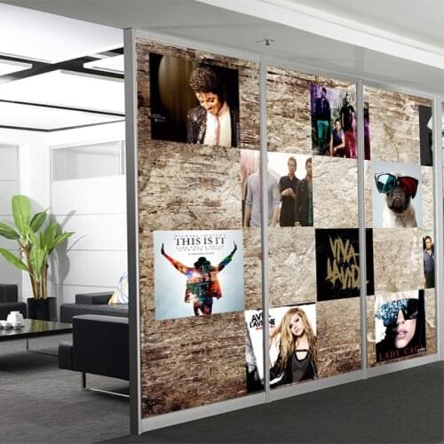 Customized matte wall stickers adhesive character avatar bathroom sliding door window glass film sunscreen stickers