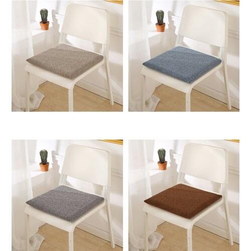 Hot selling memory foam cushion office chair cotton linen memory foam pillow breathable cushion