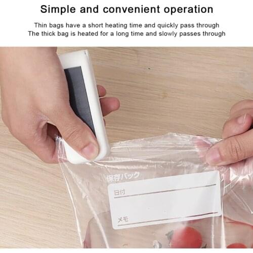 Portable Mini Sealing Machine Storage Organization Food Sealing Clip Snack Bag Packaging Kitchen Gadgets
