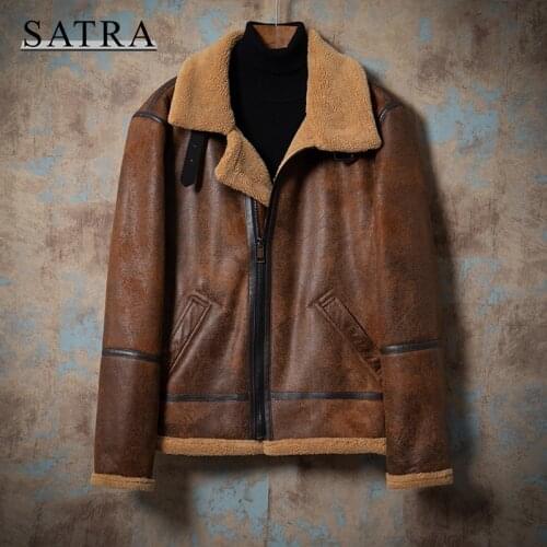 Мужские куртки из искусственной кожи Satra China At AliExpress