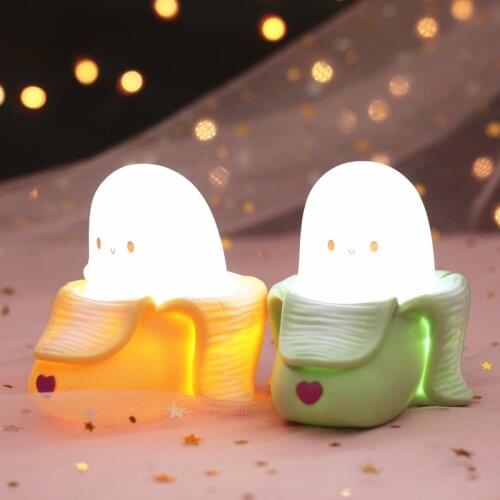 Banana LED Night Light Bedroom Childrens Room Bedside Sleep Lamp Cute Novelty For Night Light Kids Baby