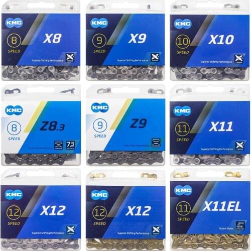 KMC Bicycle Chains 6 8 9 10 11 Speed MTB Road Bike Chain 116 Links Z8/Z9/X10/X11 Speed Mounntain Bike Chains Bike Accessories