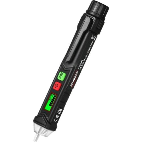 WinAPEX ET8900 Intelligent Non-contact AC Voltage Tester Pen Shaped Detector with Sound and Light Alarm Voltage Detector Pens