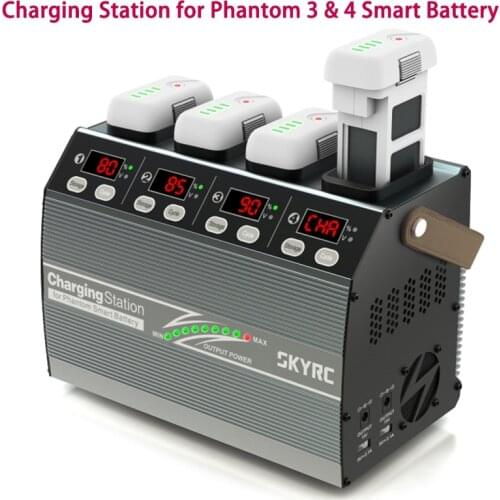 SKYRC 4P3 Charging Station for DJI Phantom 3 & 4 Smart Battery Charger