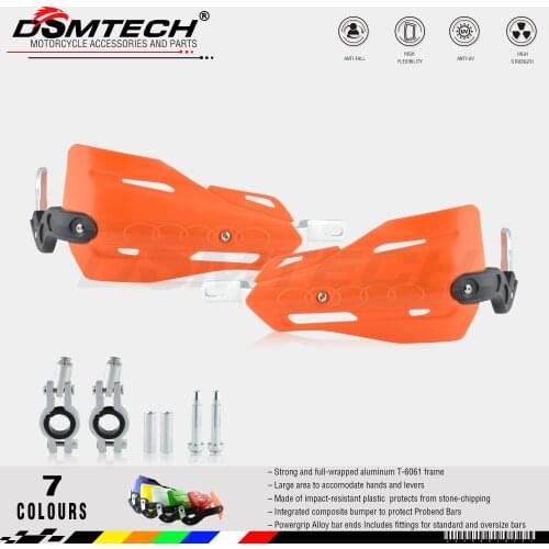 DSMTECH Endurance handguards for motorcycle fit for 7/8" 22mm Handlebar1-1/8 28mm Fat Bar CR XR YZ WR EX TTR CRF WRF EXC DRZ