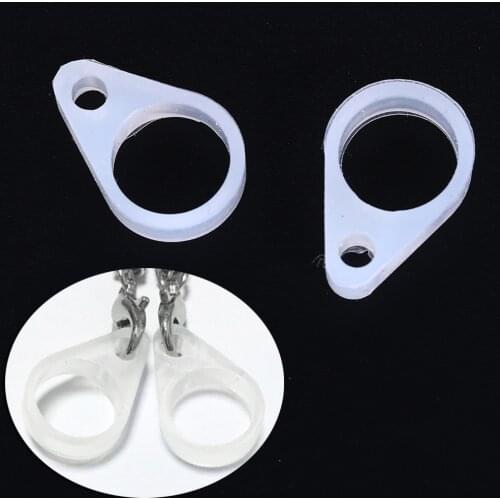 Silicone BTE Behind The Ear Hearing Aid Clip Adaptor Loop Silicone Loops 1pair