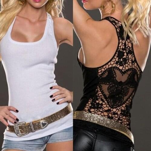 2020 Hot Sale Floral Cami Padded Tank Top Womens Bra Sexy Lace Cami Bralette Crochet Flower Bra Vest Bustier