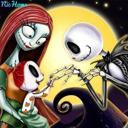 5D Diamond Painting for Kids Full Drill Christmas Halloween Diamond Embroidery Cross Stitch Gift Kits Wall Painting Home Decor