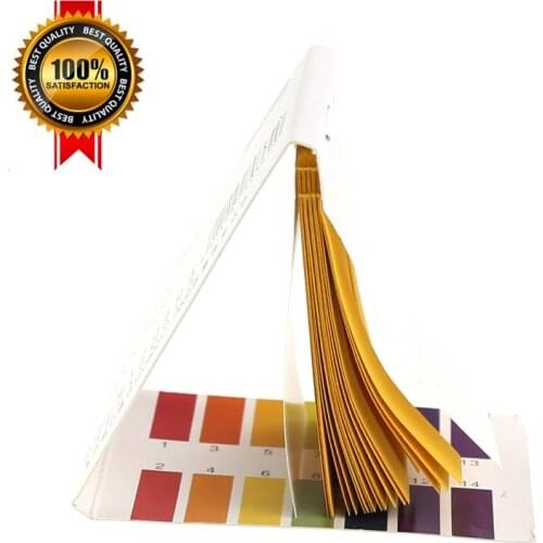 80Pcs PH Indicator Test Strips 1-14 Range Laboratory Paper Litmus Tester Urine Saliva Water Soilsting Kit Analysis Instruments