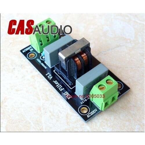 EMI Power Filter Purifier For Audio DAC Preamp Power Amplifier Tube AMP,2A/4A