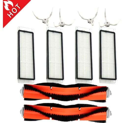 4 HEPA Filter + 4 Side Brush + 2 Main Brush for Xiaomi MI Robot Vacuum 2 Roborock S50 Vacuum Cleaner Parts Accessories