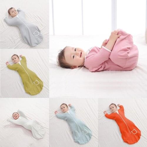 Cotton Warm Baby Sleeping Bags Newborn Zipper Sleep Sack Wrap Baby Girl Boy Blanket Bedding Soft Infant Swaddle