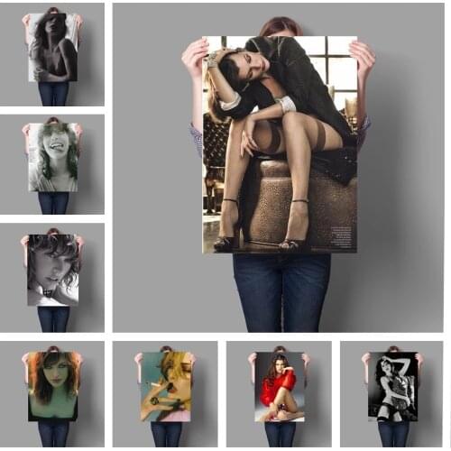 Ukrainian Beauty Actress Milla Jovovich Lifestyle Photo Poster Hight Quality Home Decor Wall Art Cuadros Salon Wall Decorate