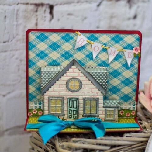 House Metal Cutting Dies Stencils For DIY Scrapbooking Paper Cards Making Crafts Fun Decoration New Handmade Embossing