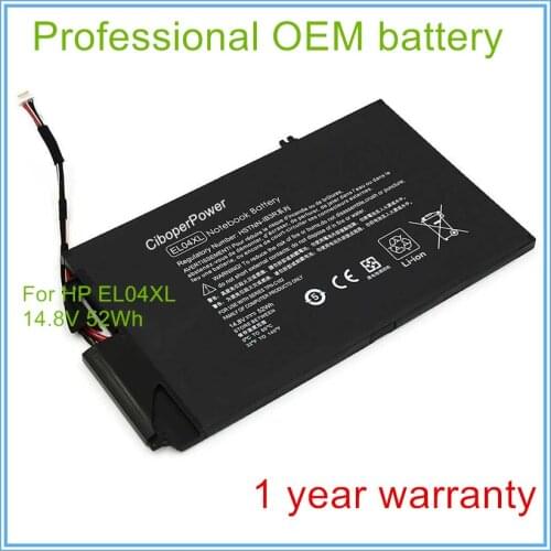 New EL04XL Battery For 4-1000 4-1115DX 4-1195CA 4-1215DX 4t-1100 4t-1200 681879-1C1 HSTNN-IB3R 681879-171