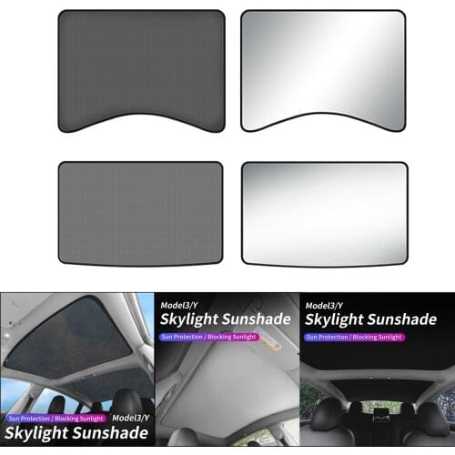 Upgrade Sun Shades Car Sun Visor For Tesla Model 3 Front Rear Sun Shade Roof Windshield Skylight Overhead Glass Roof Sunshade