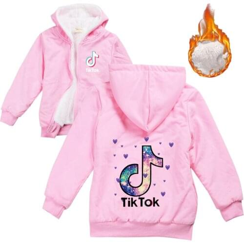 TIK TOK Baby Boys Clothes Childrens Parkas Jacket for Girls Winter Fur Coat with Zipper Kids Warm Thick Velvet Hooded Outwear
