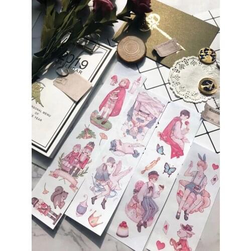 Poet and His Poetry Washi Tape for Card Making Bullet Journal DIY Scrapbooking Decorative Sticker