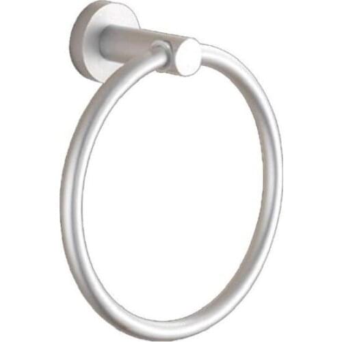 Punching free Towel Ring aluminum Ring ToiletTowel Ring Bathroom Perforation Installationmodern Simple And Durable Home Decorati
