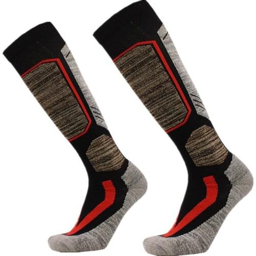 Winter Men Women Cotton Warm Long Skiing Socks Thicker Snowboard Hiking Thermal Sports Socks Thermosocks