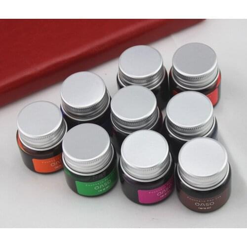 Creative Fountain Pen Bottle Ink 20ml OASO 1pc Portable Cute Kawaii Mini Pigment Color Ink Drawing Graffiti School Supplies