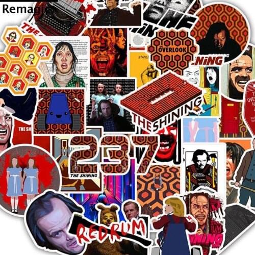 50pcs The Shining 90s letter anime vintage paster gift toy cosplay funny decal scrapbooking diy stickers phone laptop waterproof