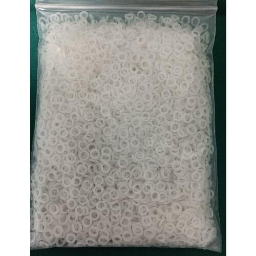 6.5OZ 3/16" Dental Elastics Orthodontic Elastic Bands Braces Ties Invisable Retainer Tie to Brackets (+Bracket) 5000/Bag