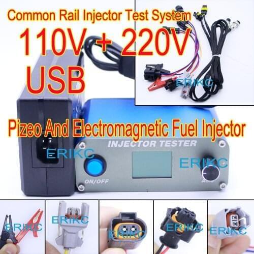 ERIKC Auto Diesel Fuel Pump Injection Tester Tool E1024031 CRI800 For Bosch / Denso/Siemens/ Delphi / Euro 5