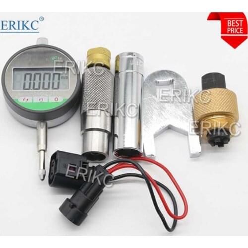 ERIKC for Siemens VDO Piezo Diesel CR Injector Armature Lift Test Measuring Tool B61 B60 Gaskets Shims Adjusting Washer E1023613