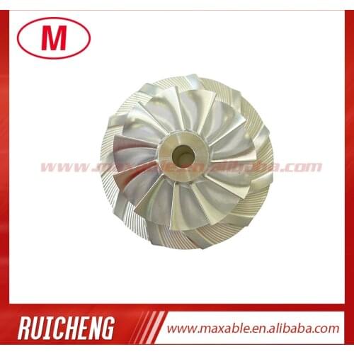 GT28 39.55/56.03 mm 11+0 blades high performance turbocharger billet/milling/aluminum 2618 compressor wheel