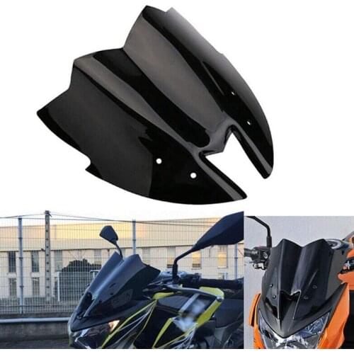Motorcycle Black Windshield Viser VIsor for Kawasaki Z800 2012-2016