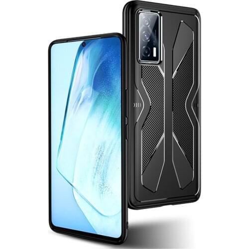 Soft TPU Phone Protective Cover Anti-scratch Shockproof Phone Back Case Shell for Vivo iQOO Neo5 Phone Protector