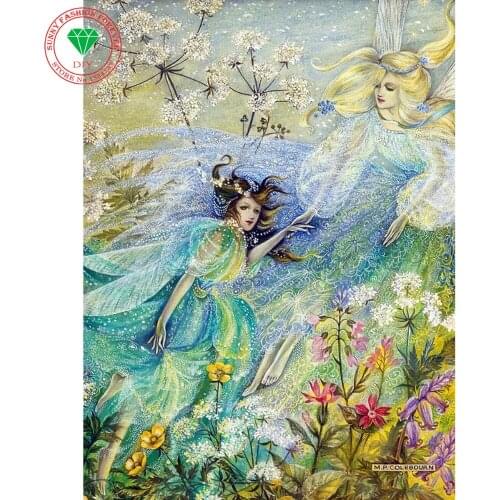 Diamond embroidery Religion fairy Painting rhinestones diamond mosaic full gear Kits for embroidery Cross stitch Home decoration