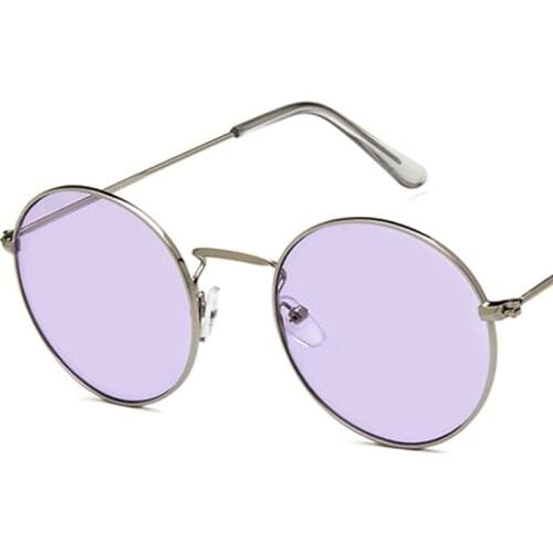 Retro Classic Round Sunglasses Women Luxury Vintage metal Glasses Black Mirrors Sun Glasses Female Eyewear UV400