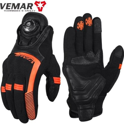 VEMAR NEW Motorcycle Gloves Green Motocross Racing gloves Full Finger Cycling guantes moto Motorbike Summer luvas da motocicleta