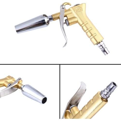 Air Compressor Duster Blow Gun Long Nozzle Pneumatic Dust Blower Computer Case Engine Car Dust Blowing Tool Cleaning Spray Gun