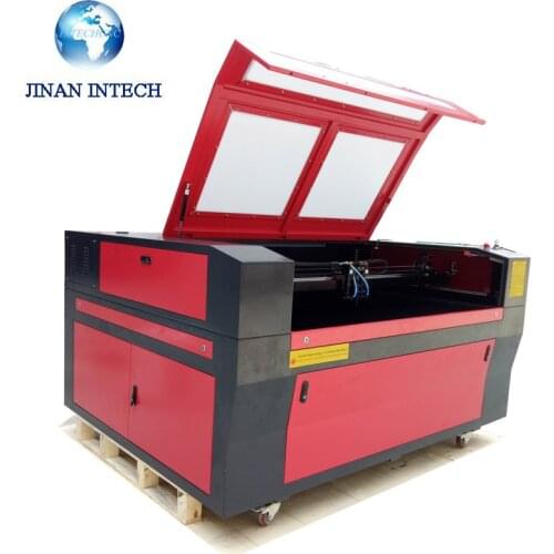 High steady LFJ1390 clothing laser cutting wood engraving machine With Red Point