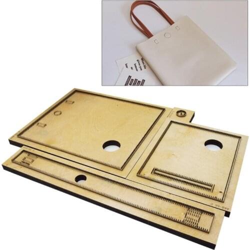 Japan Steel Blade Rule Die Cut Steel Punch Shoulder Bag Cutting Mold Wood Dies for Leather Cutter for Leather Crafts