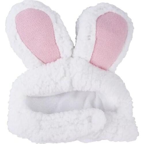 1 Piece Funny Cat Headgear Cute Rabbit Cross-Dress Hat Headdress Show Funny Pet Hat Ears Props Headwear