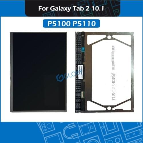 100% Test P5100 P5110 LCD Screen Panel for Samsung Galaxy Tab 2 10.1 GT- P5100 P5110 P5113 LCD Display Panel Replacement