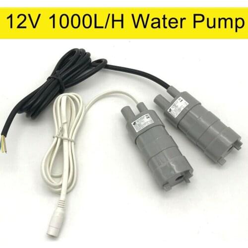 12V Water Pump Brushless Submersible 1000L/H Camper RV Caravan Water Pump For Garden Fish Pond Fountain Aquarium