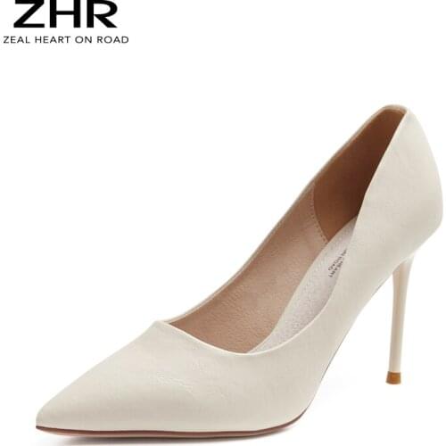 2021 Fashion Womens Shoes Glitter Pumps High Heels Pointed toe Female Sexy Brides Wedding Office Shoes