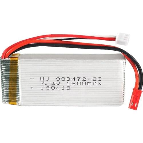 903472-2s JST plug 7.4v 1800mAh lithium battery remote control vehicle remote control aircraft accessories