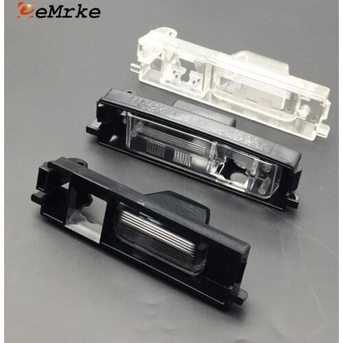 EEMRKE Car Rear View Camera Bracket License Plate Lights Housing Mount for Chery Tiigo 3 T11 FL 2005-2013 / MVM X33 Matchedje V3