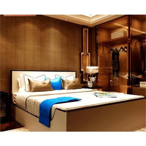 Beibehang Simulation straw woven bamboo curtain convex wall paper nostalgia retro restaurant tea papel de parede 3d wallpaper