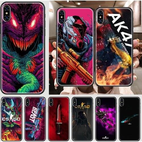 Counter Strike csgo cs go Phone Case Cover Hull For iphone 5 5s se 2 6 6s 7 8 12 mini plus X XS XR 11 PRO MAX black fashion