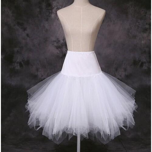 Flower Girls Underskirt Cosplay Party Short Dress Petticoat Lolita Petticoat Ballet Tutu Skirt Rockabilly Crinoline